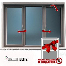пластиковое окно Rehau Blitz